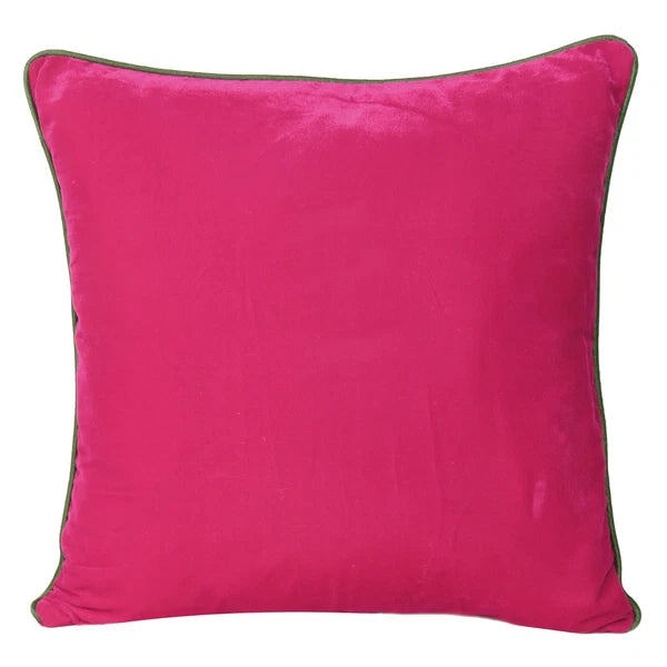 Premium Pink Velvet Throw Pillowcase Cushion Cover with Zipper Closure Home Sofa
