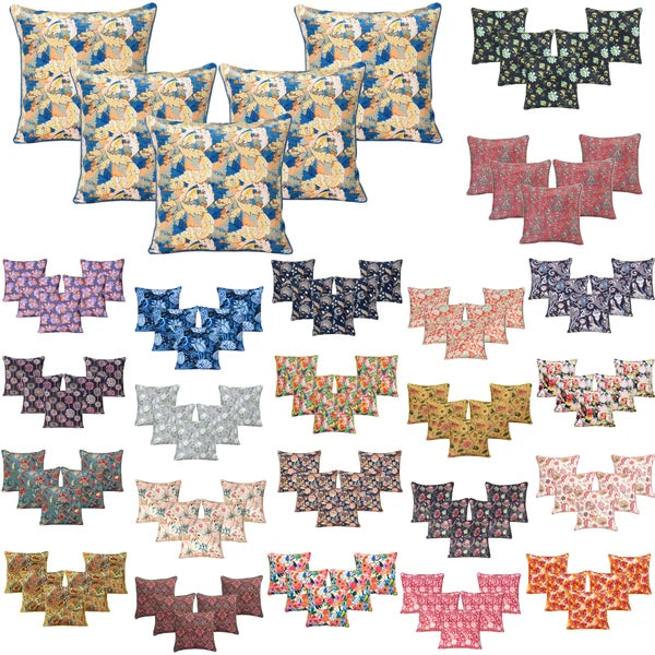 Velvet Pillowcase Cover Home Sofa Bed Decorative Cushion Covers Soft Pillows 5Pc
