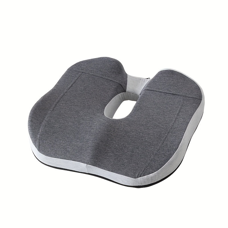 1pc Slow-Rebound Memory Foam Pillow 500g Lumbar Pillow Back And Waist Support Pillow Office Chair Pad Back Support Ergonomic Back Pillow Lumbar Support Car Seat Back And Waist Support Pillow with Central Hole Seat Cushion