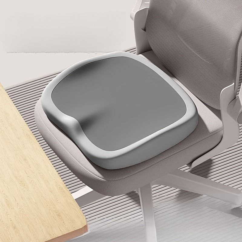 10-Hour Ergonomic Memory Foam Office Chair Pad - Adjustable Hip & Lumbar Support, Durable Polyester, Reduces Back Pain & Improves Posture, Comfortable Office Chair for Home, Car, and Workspace Use, Chair for Office, Home Seating Solution, Modern Seating,