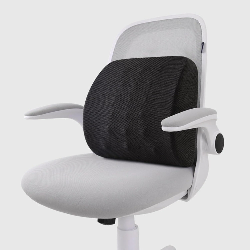 Ergonomic Lumbar Support Pillow with - Posture-Correcting Back Cushion for Office Chair, Car Seat, Gaming Desk - with Adjustable Strap, Lightweight & Portable for Home, Travel, or - Gray Lumbar Cushion, Home Seating Comfort, Sleek Design, Durable