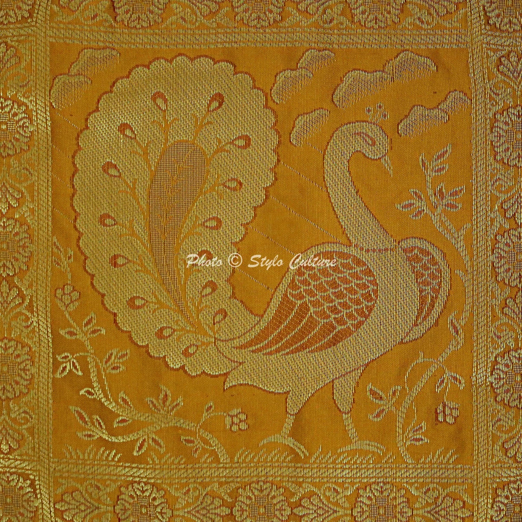 Brocade Elephant Cushion Cover Decorative Indian Bedding Sofa Pillow Case Cover