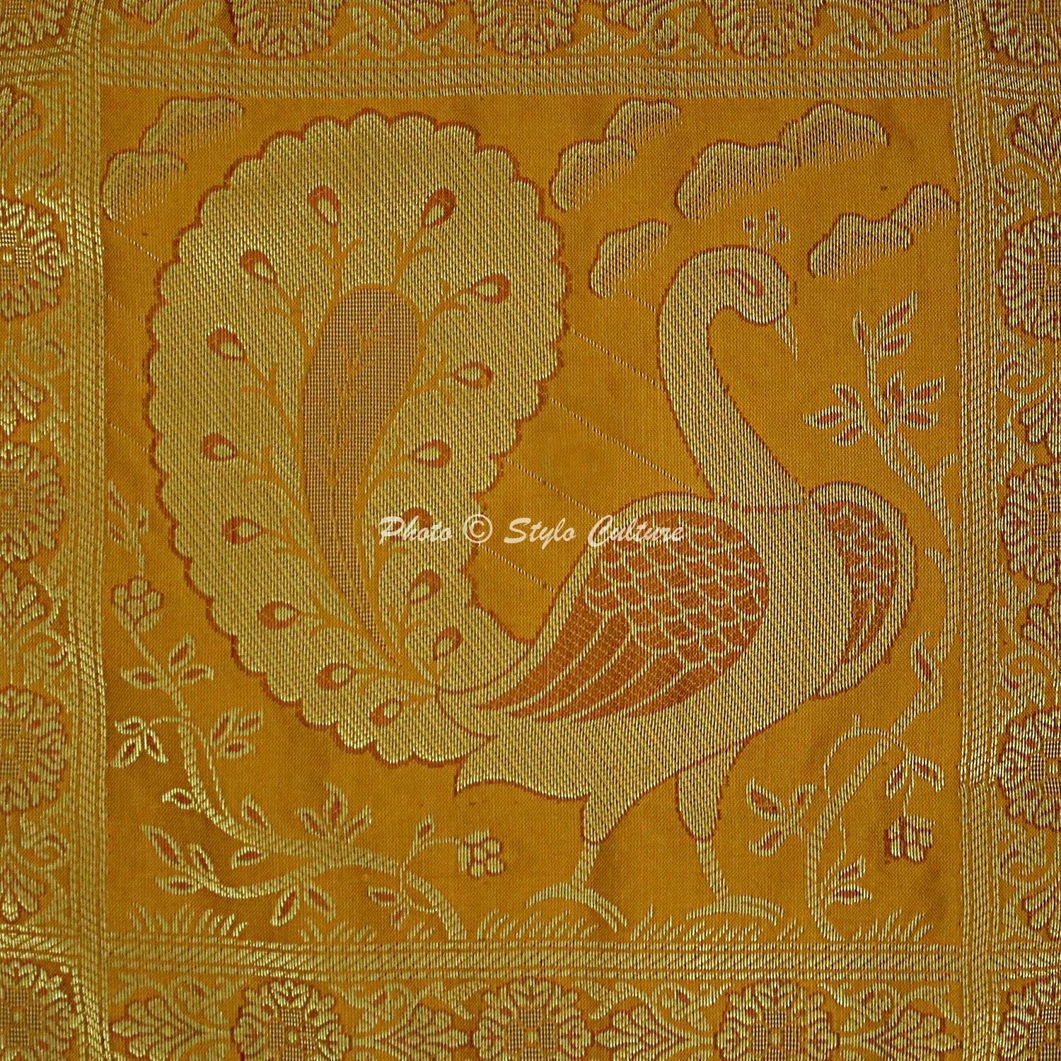 Brocade Elephant Cushion Cover Decorative Indian Bedding Sofa Pillow Case Cover
