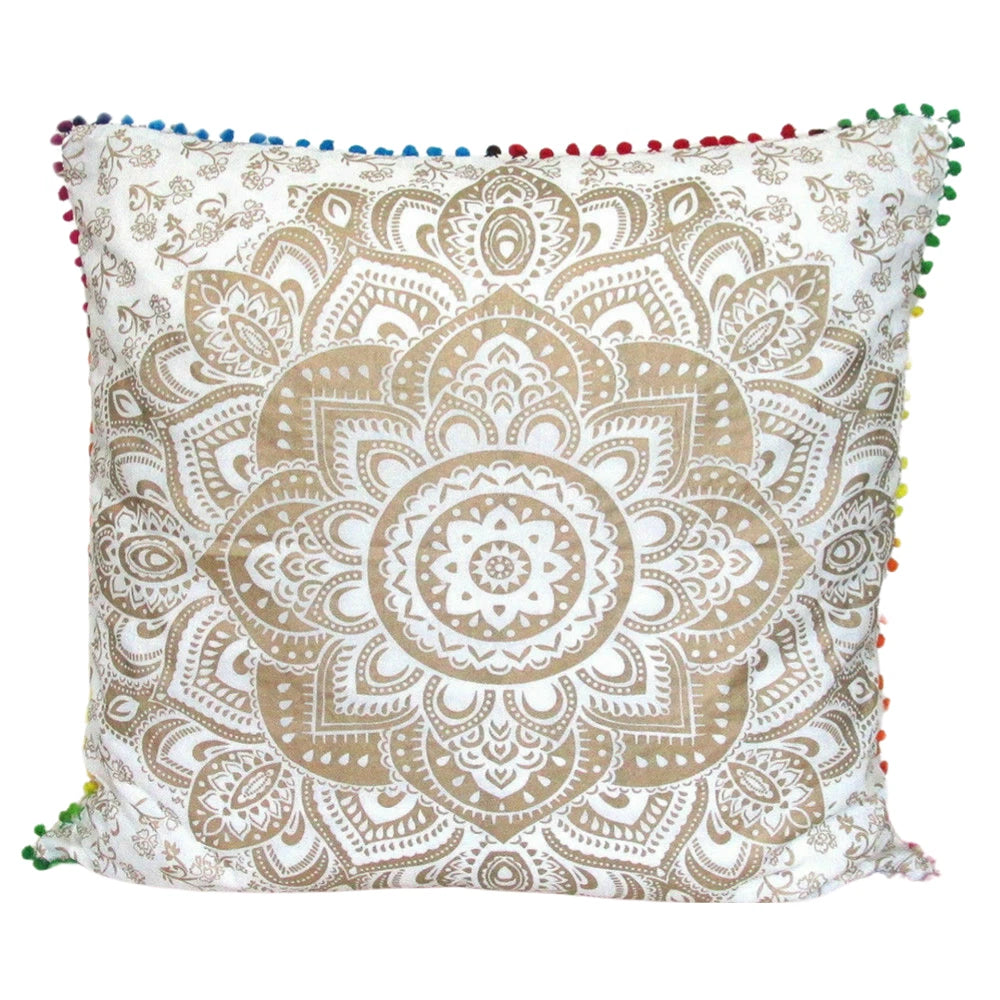 Set Of 2 Cotton Cushion Cover Mandala Couch Pillow Cases Home Decorative Pillows