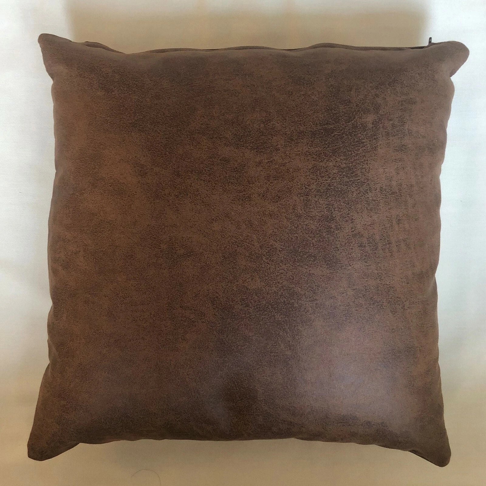 Premium Faux Distressed Leather Cushion Cover Handmade Pillow Case Sofa Bed