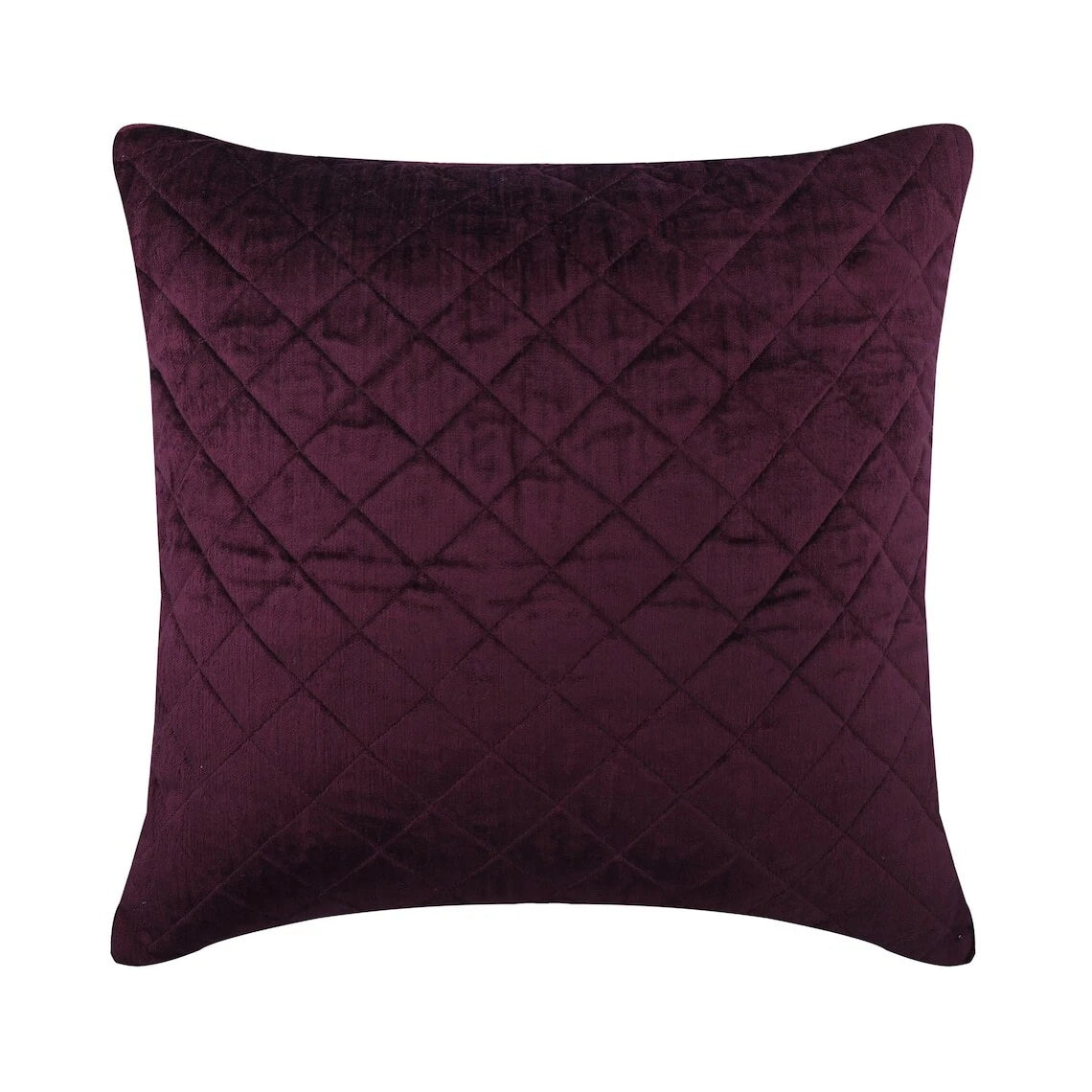 Sofa Cushion Cover Purple 16"x16", Bed Decor Velvet Fabric - Purple Soul
