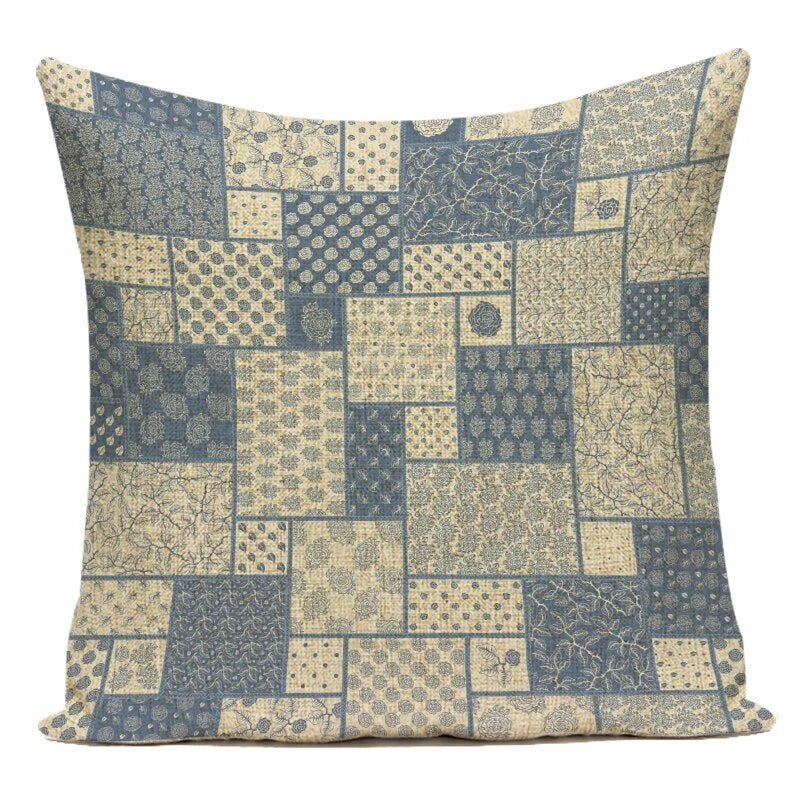 Retro Geometry Decorative Throw Pillow Case Sofa Chair Bed Cushion Cover Ethnic