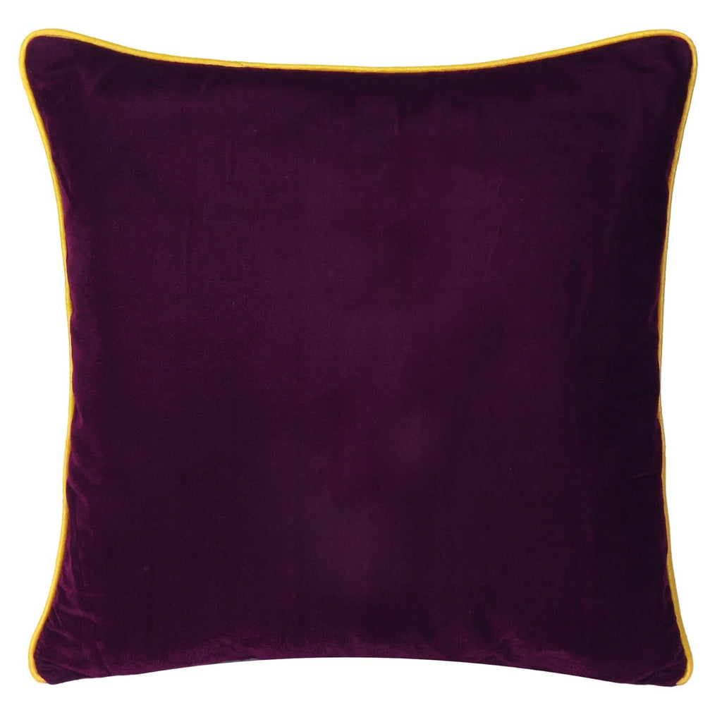 Premium Wine Velvet Pillowcase Cushion Cover with Zipper Closure For Home Decor