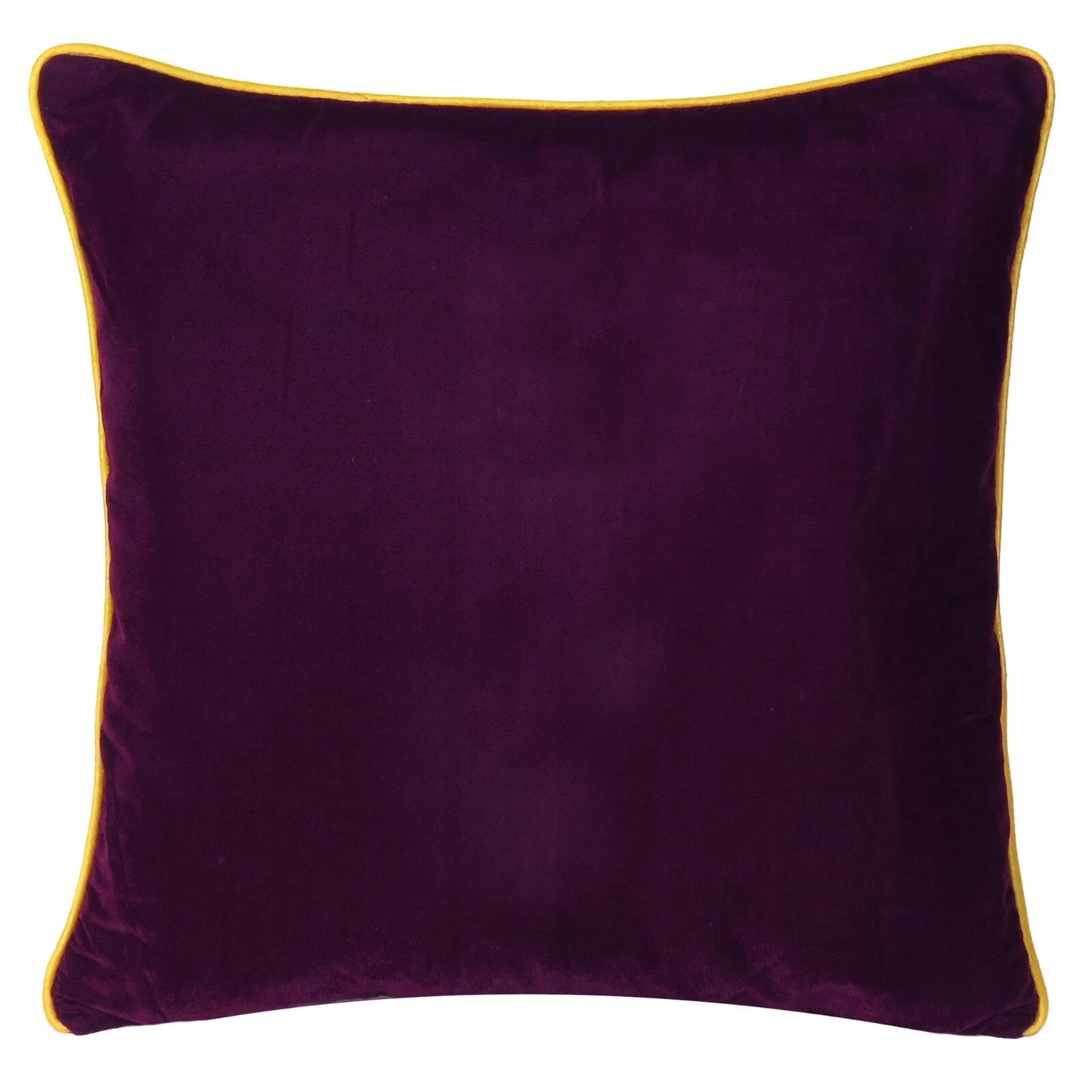 Premium Wine Velvet Pillowcase Cushion Cover with Zipper Closure For Home Decor