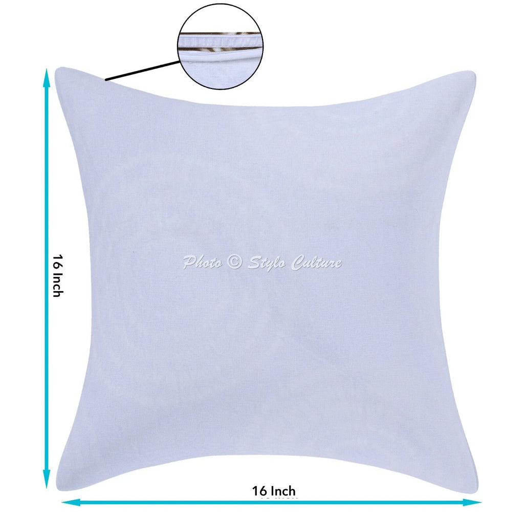 Ethnic Cushion Cover Indian Handmade Shibori Shibori Hippie Sofa Car Pillow Case