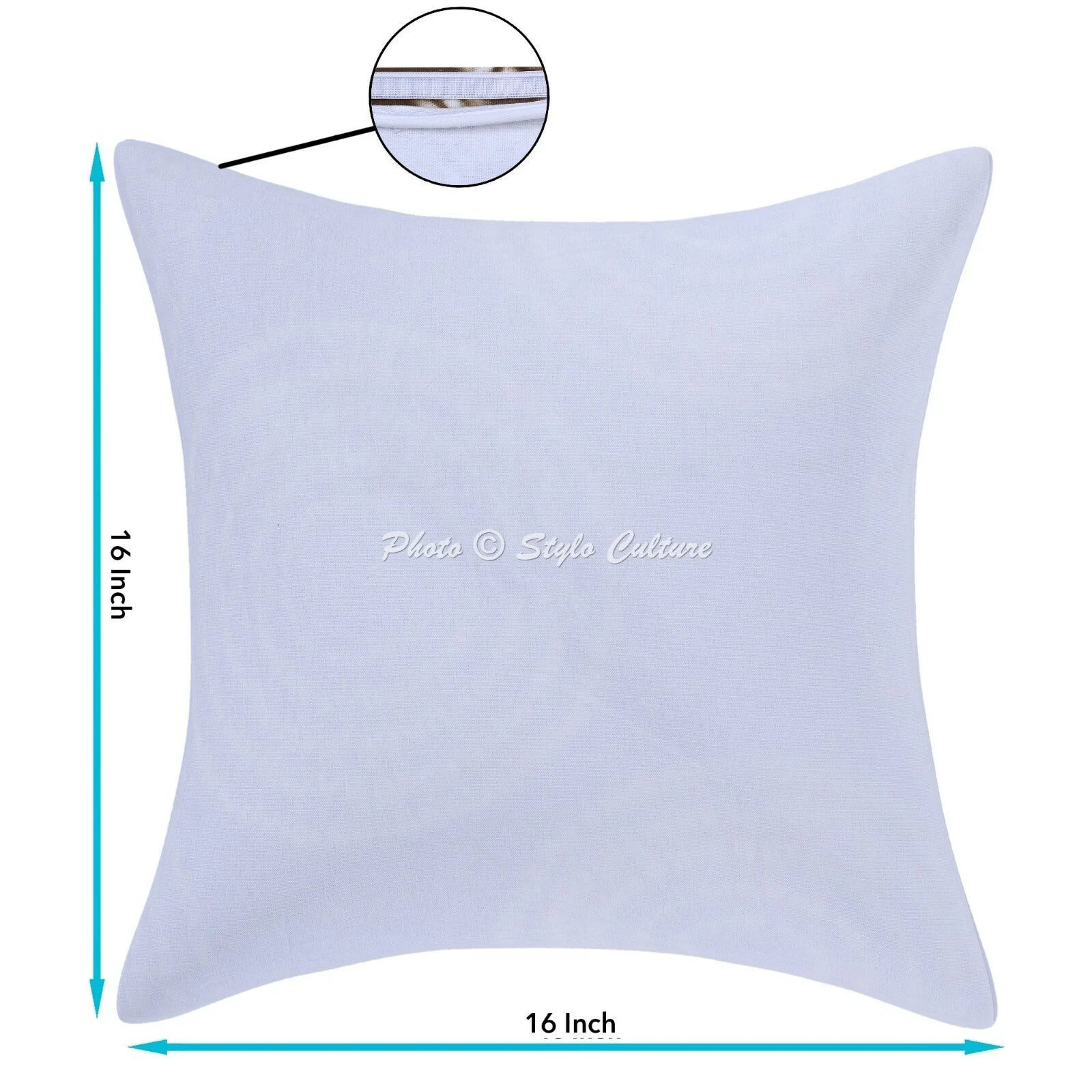 Ethnic Cushion Cover Indian Handmade Shibori Shibori Hippie Sofa Car Pillow Case