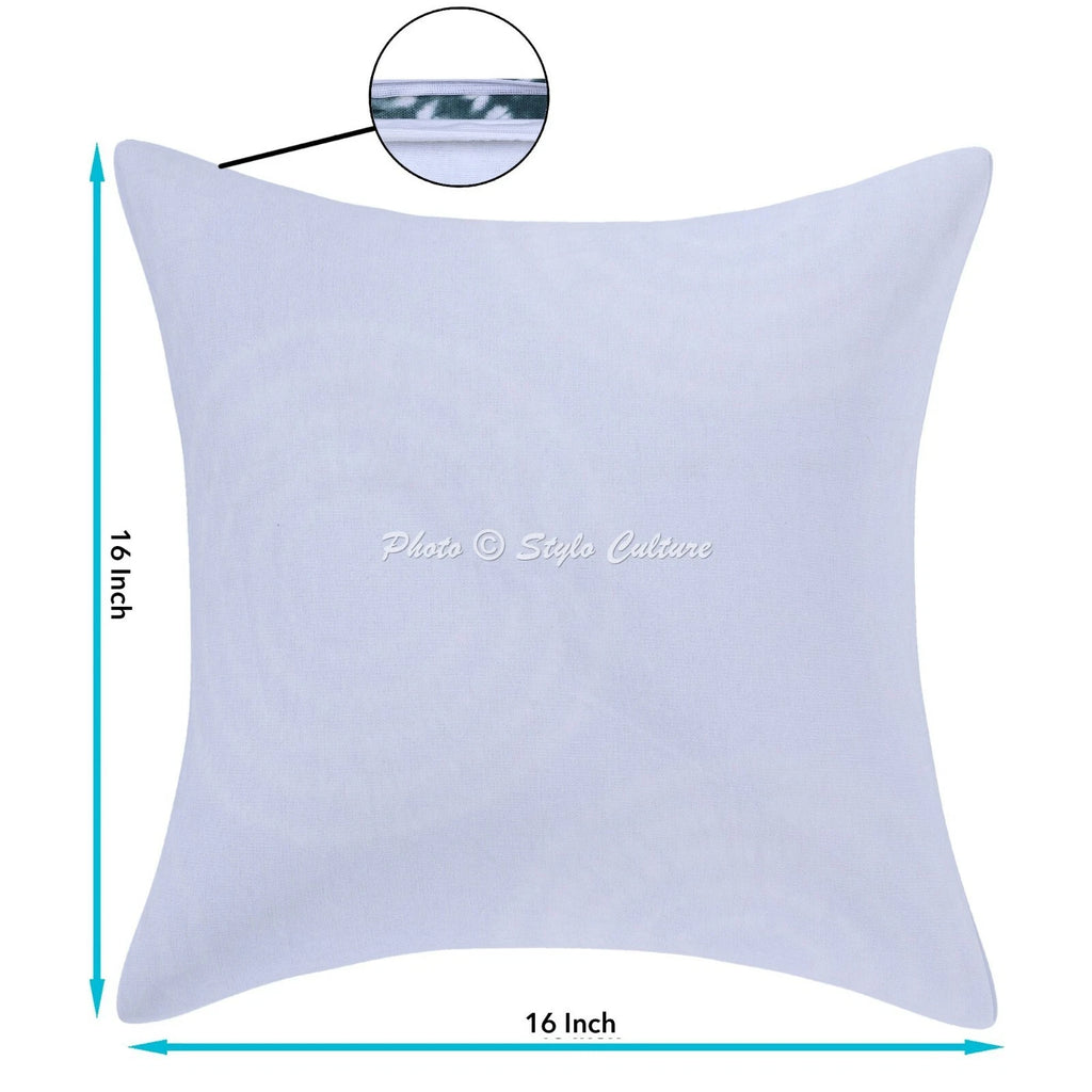 Ethnic Cushion Cover Indian Handmade Shibori Shibori Hippie Sofa Car Pillow Case