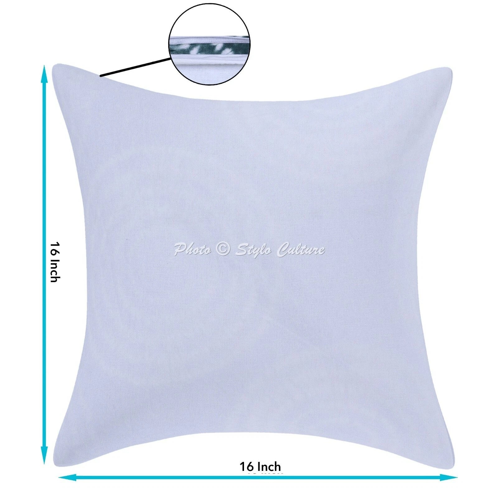 Ethnic Cushion Cover Indian Handmade Shibori Shibori Hippie Sofa Car Pillow Case