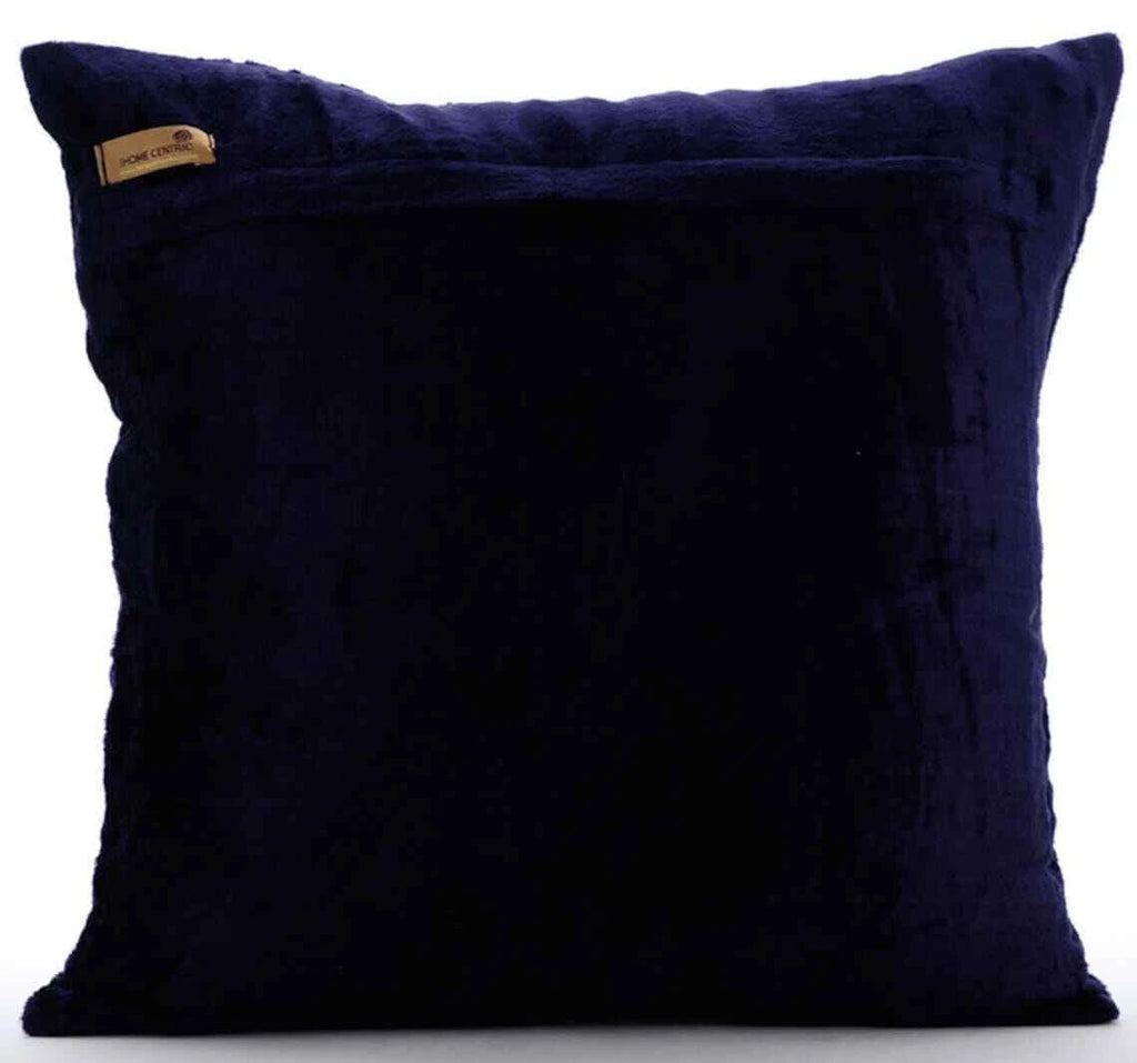 Square Sofa Cushion Case Blue 16"x16", Bed Decor Velvet - Silver Periwinkle