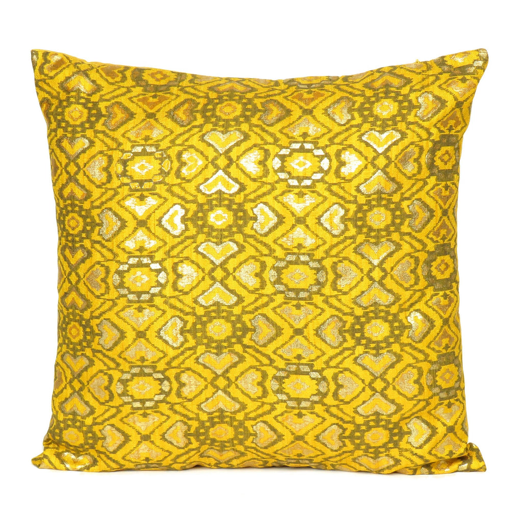 Throw Cushion Cover Square Yellow Pillow Case Sofa Car Waist Cases Home Decor