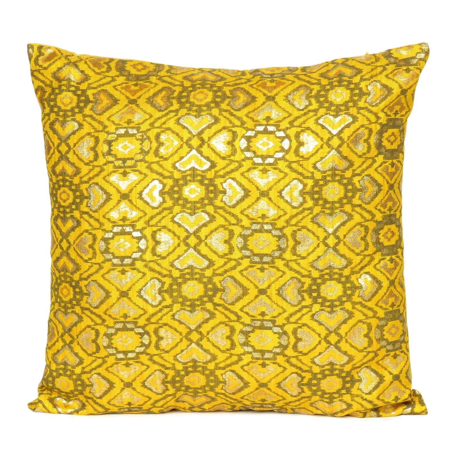 Throw Cushion Cover Square Yellow Pillow Case Sofa Car Waist Cases Home Decor