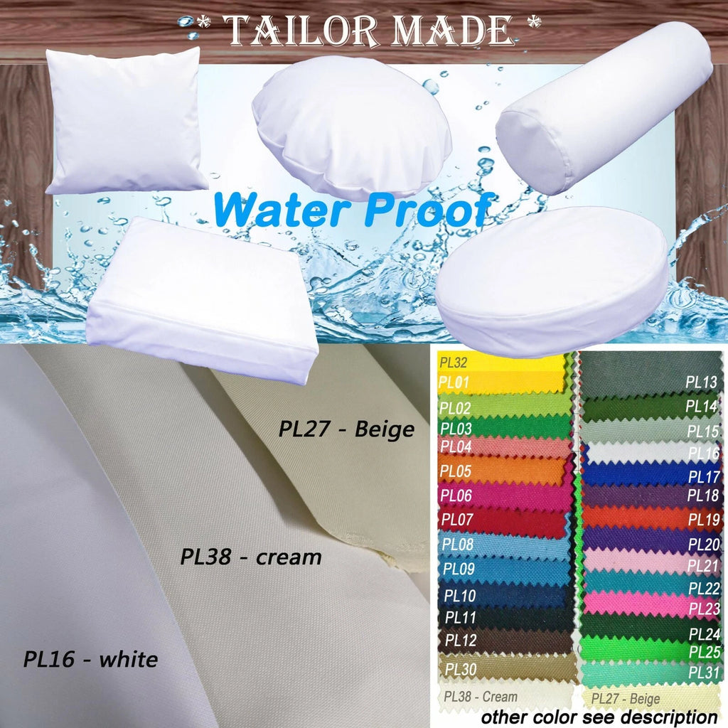 PL16 TAILOR MADE White Outdoor Waterproof Sun Umberlla Patio sofa seat cover