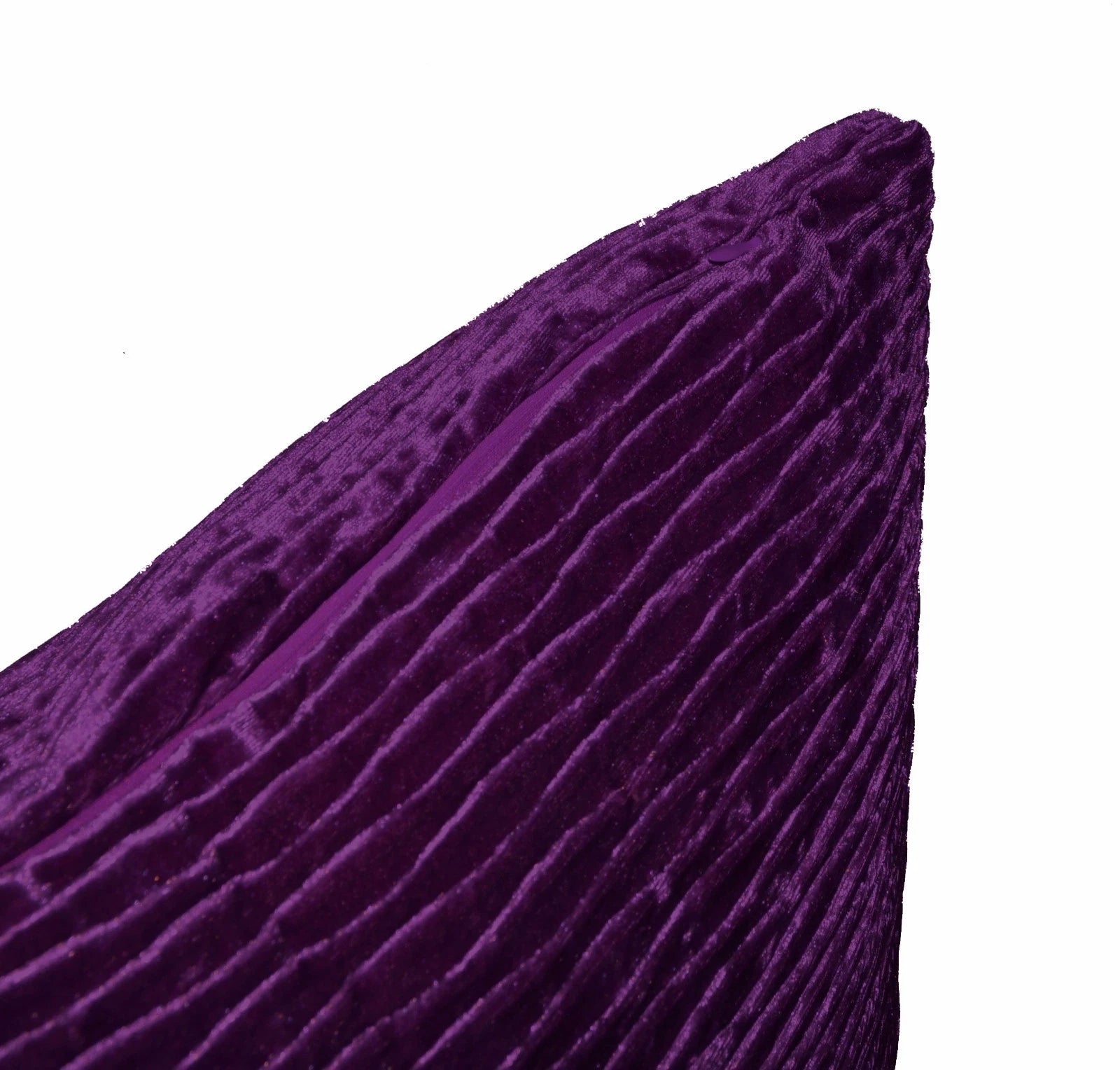 mp07a Blue Purple Folds Pattern Shimmer Velvet Cushion Cover/Pillow Case Custom