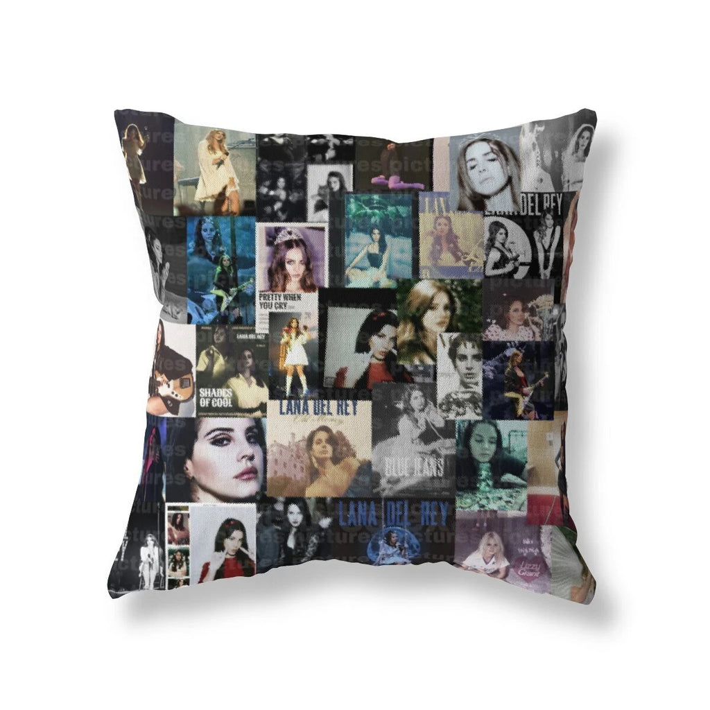 Lana Del Rey Throw Pillow Cases Square Cushion Covers Cotton Linen for Sofa
