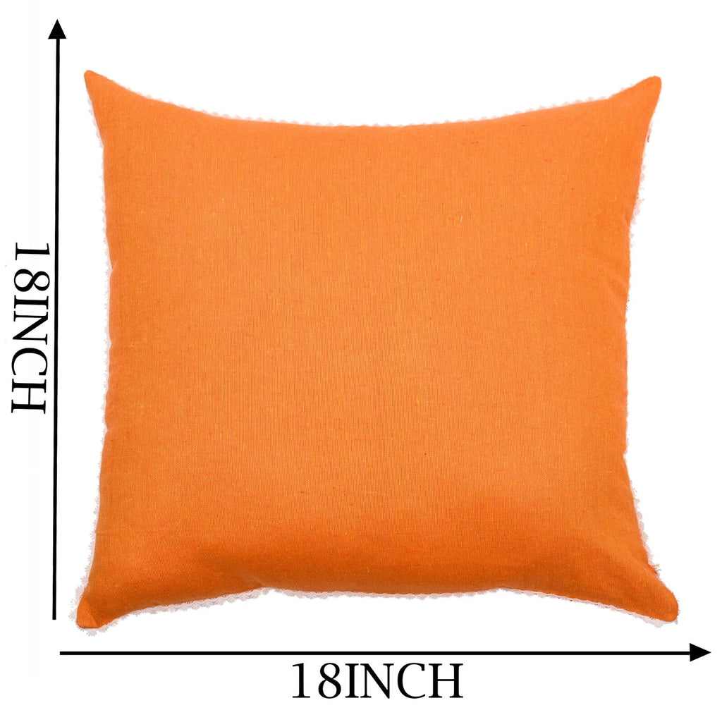 Cushion Cover Home Sofa Decor Cotton Throw Pillow Case Covers Solid with Lace S5