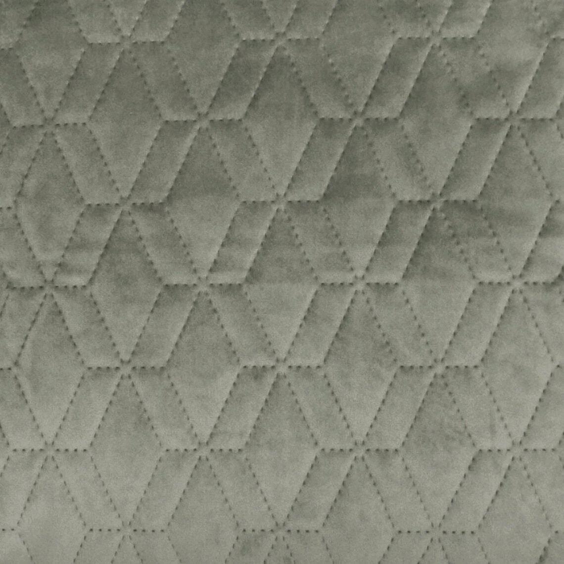 Sofa Cushion Cover Grey 16"x16", Bed Decor Velvet Fabric - Diamond Grey