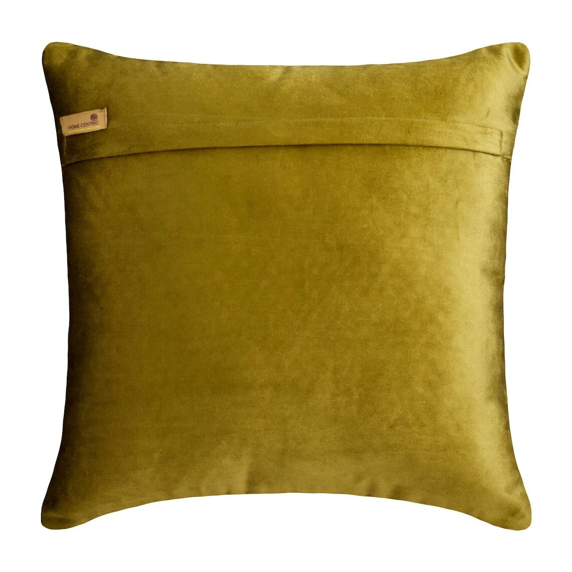 Couch Cushion Case Green 16"x16", Bed Decor Velvet Fabric - Chartreuse Energy