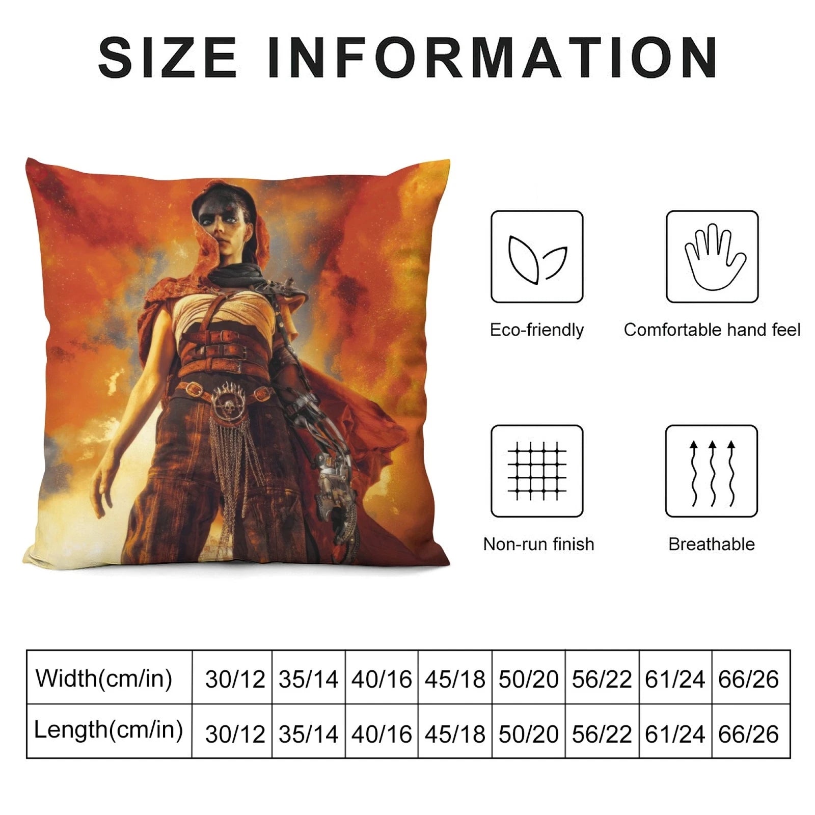 Mad Max Furiosa Cushion Cover Cotton Linen Pillow Case Pillow Covers for Sofa