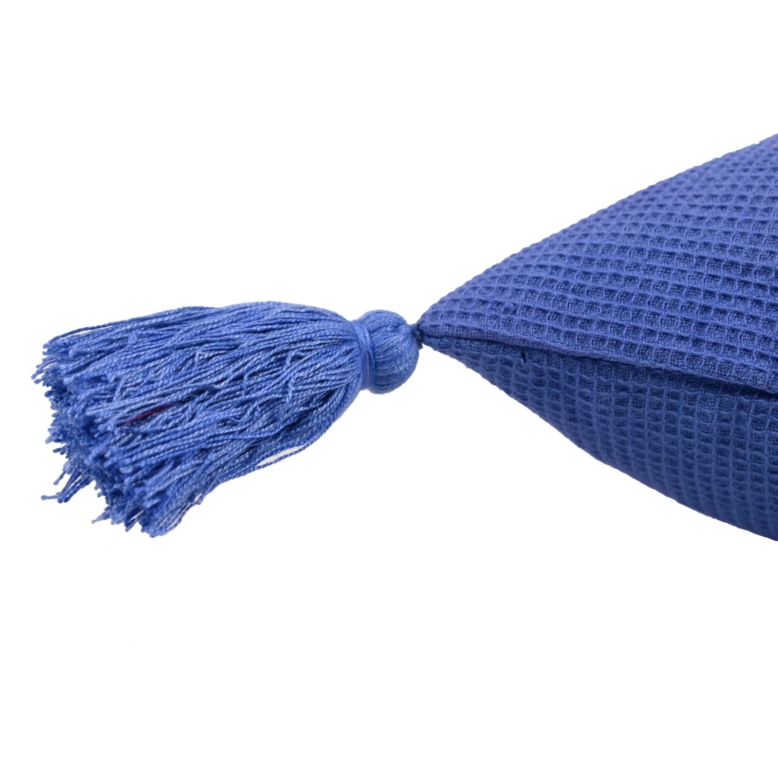 Solid Cushion Cover Cotton Pillowcase Home Sofa Bed Decor Pillows with Tassels