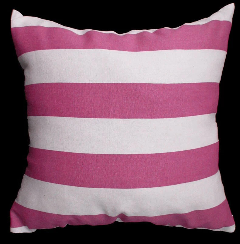 Tailor Made*COVER*Strip Cotton Canvas Pillow Cushion Cover Thow Floor sofa *Ak3