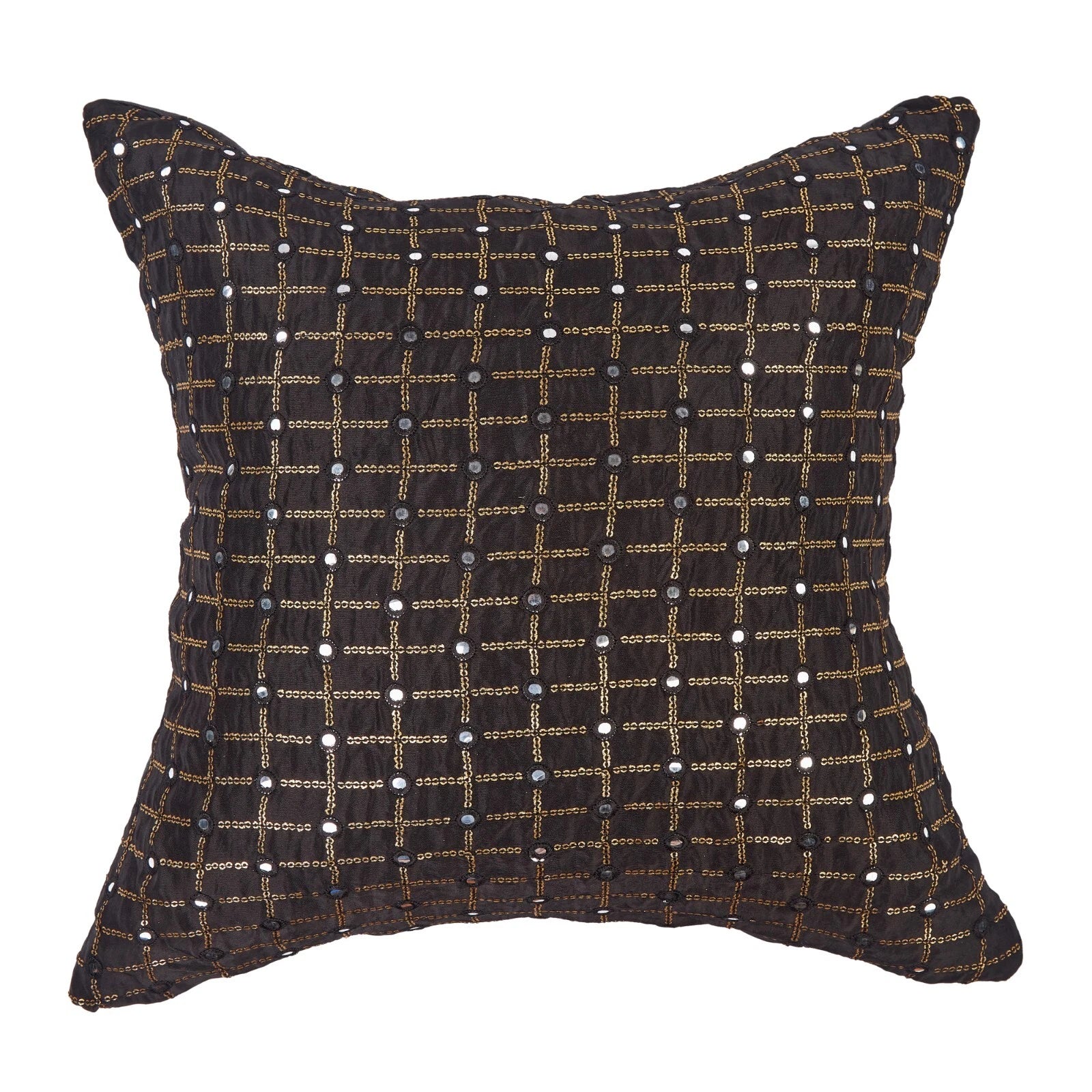 black pillow cover living room embroidered pillow cover designer couch pillow 2p