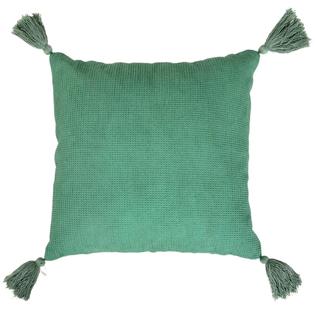 Solid Cushion Cover Cotton Pillowcase Home Sofa Bed Decor Pillows with Tassels