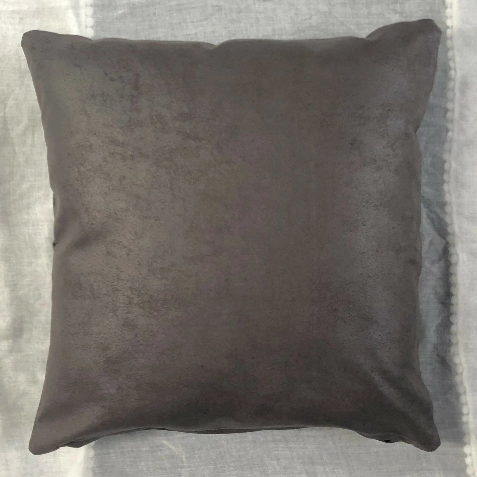 Premium Faux Distressed Leather Cushion Cover Handmade Pillow Case Sofa Bed