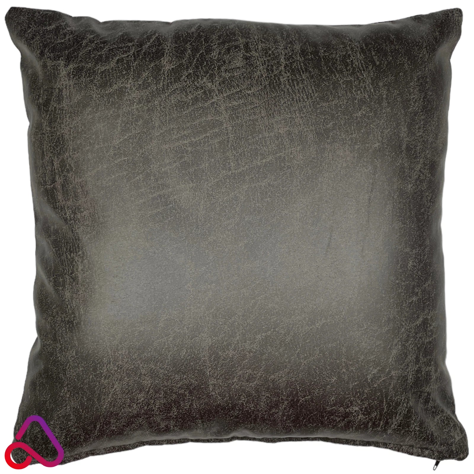 Faux Distressed Leather Cushion Cover Soft Furnishing Pillow Case Sofa Bed Decor
