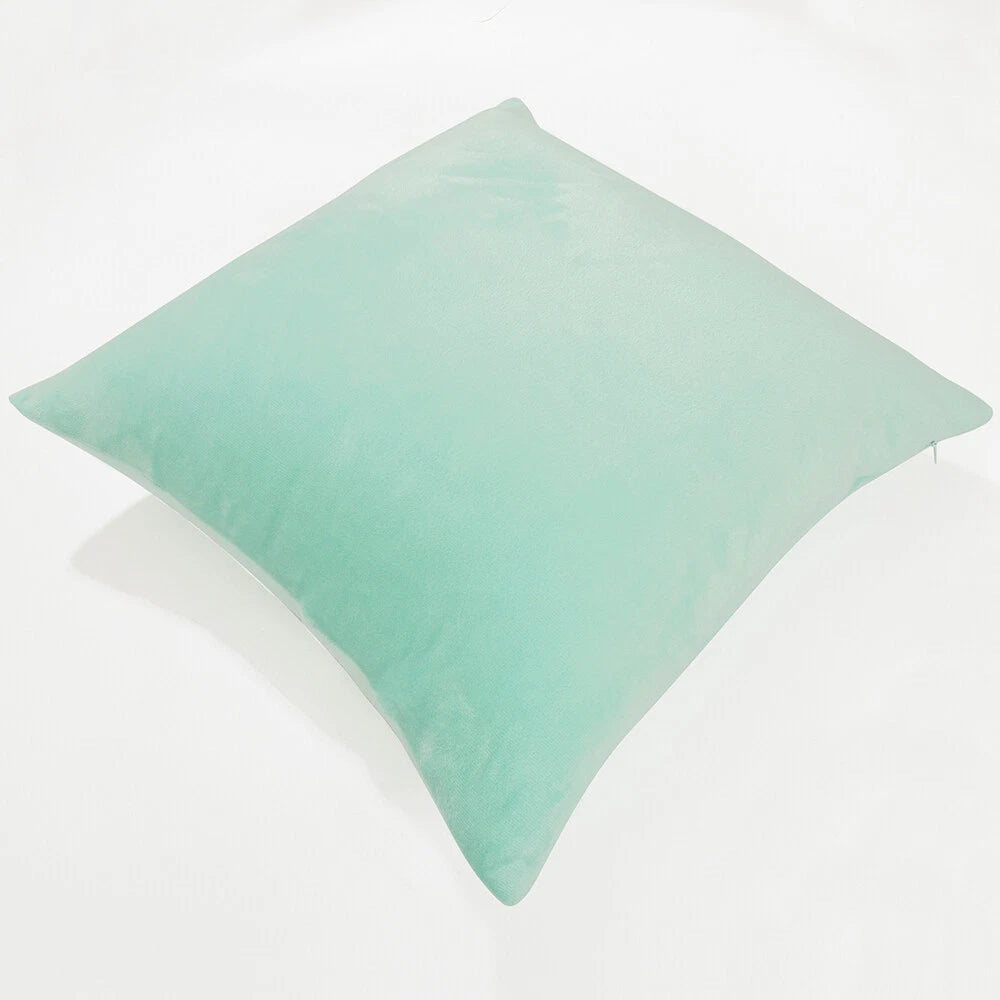 Pack of 2 Velvet Euro Square Throw Pillow Covers Sofa Home Decor Cushion Cover