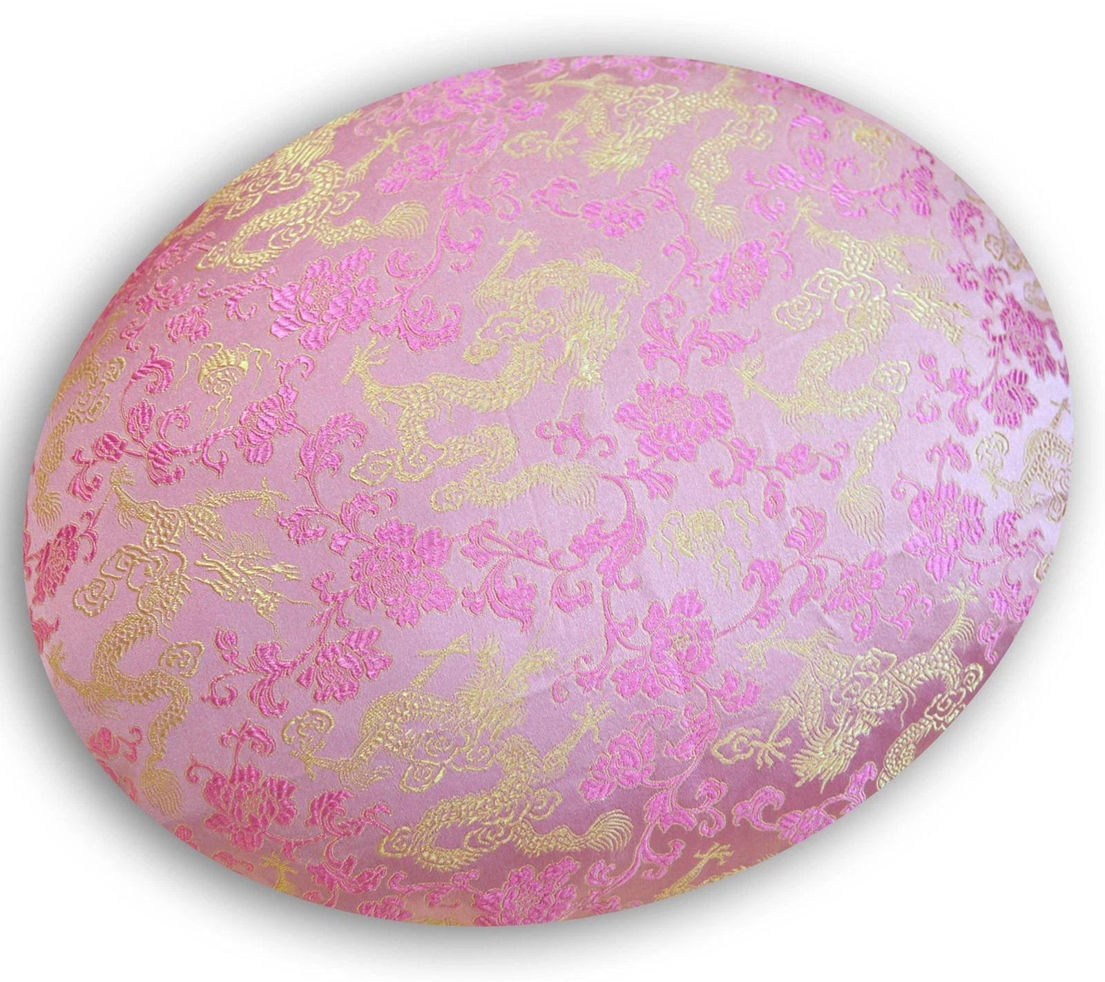Round Shape Cover*Chinese Rayon Brocade Floor Chair Seat Cushion Case Custom*BL3