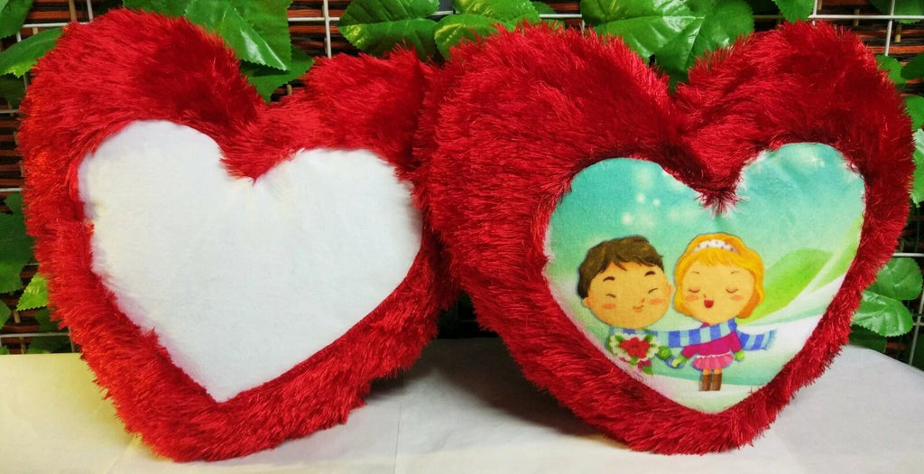 White Sublimation Fluffy Plush Throw Pillow Case Shaggy Soft Sofa Cushion Cover