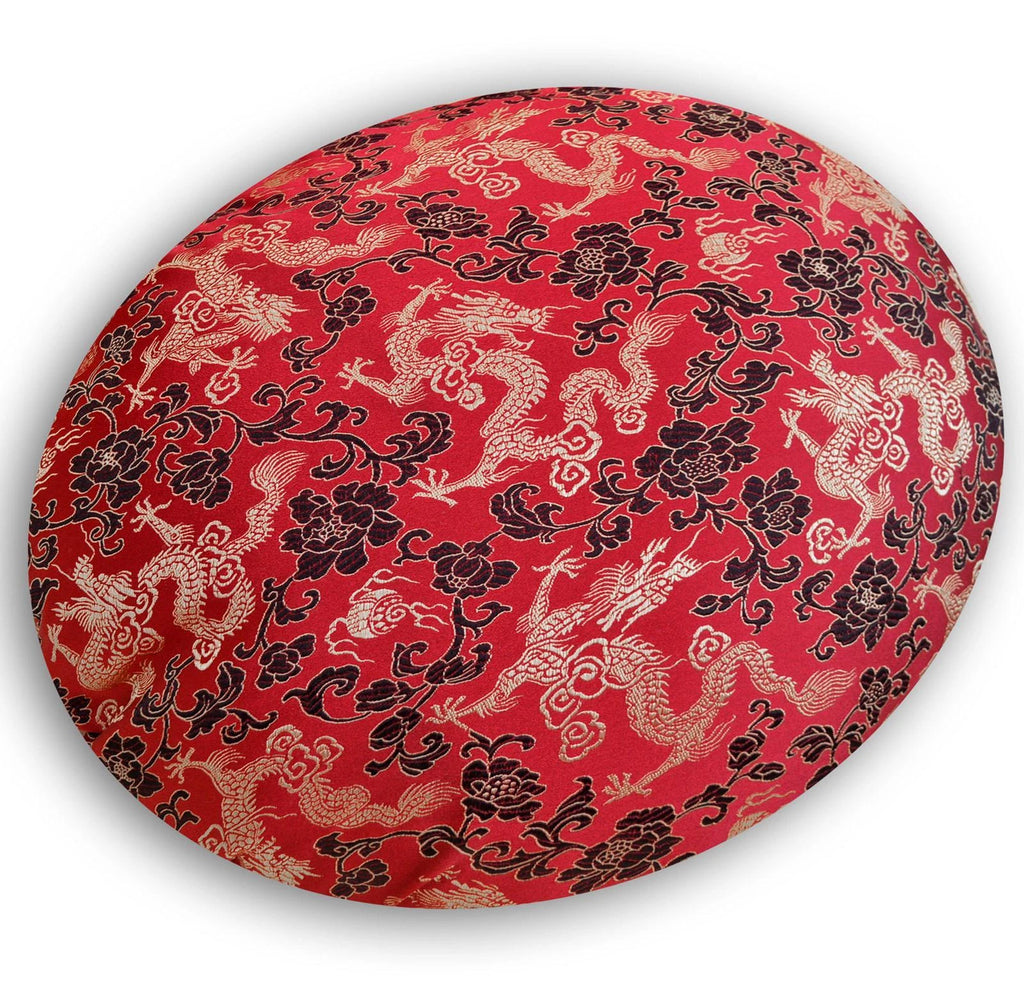 Round Shape Cover*Chinese Rayon Brocade Floor Chair Seat Cushion Case Custom*BL3