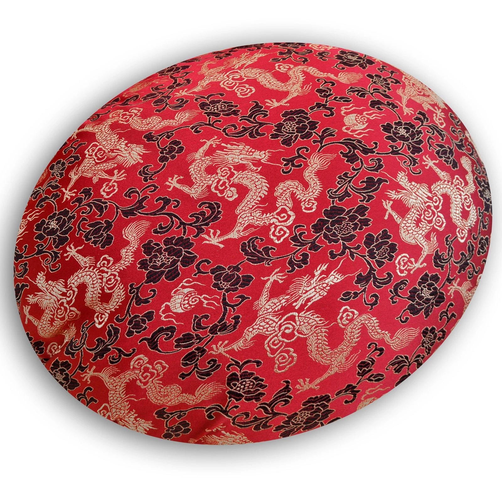 Round Shape Cover*Chinese Rayon Brocade Floor Chair Seat Cushion Case Custom*BL3