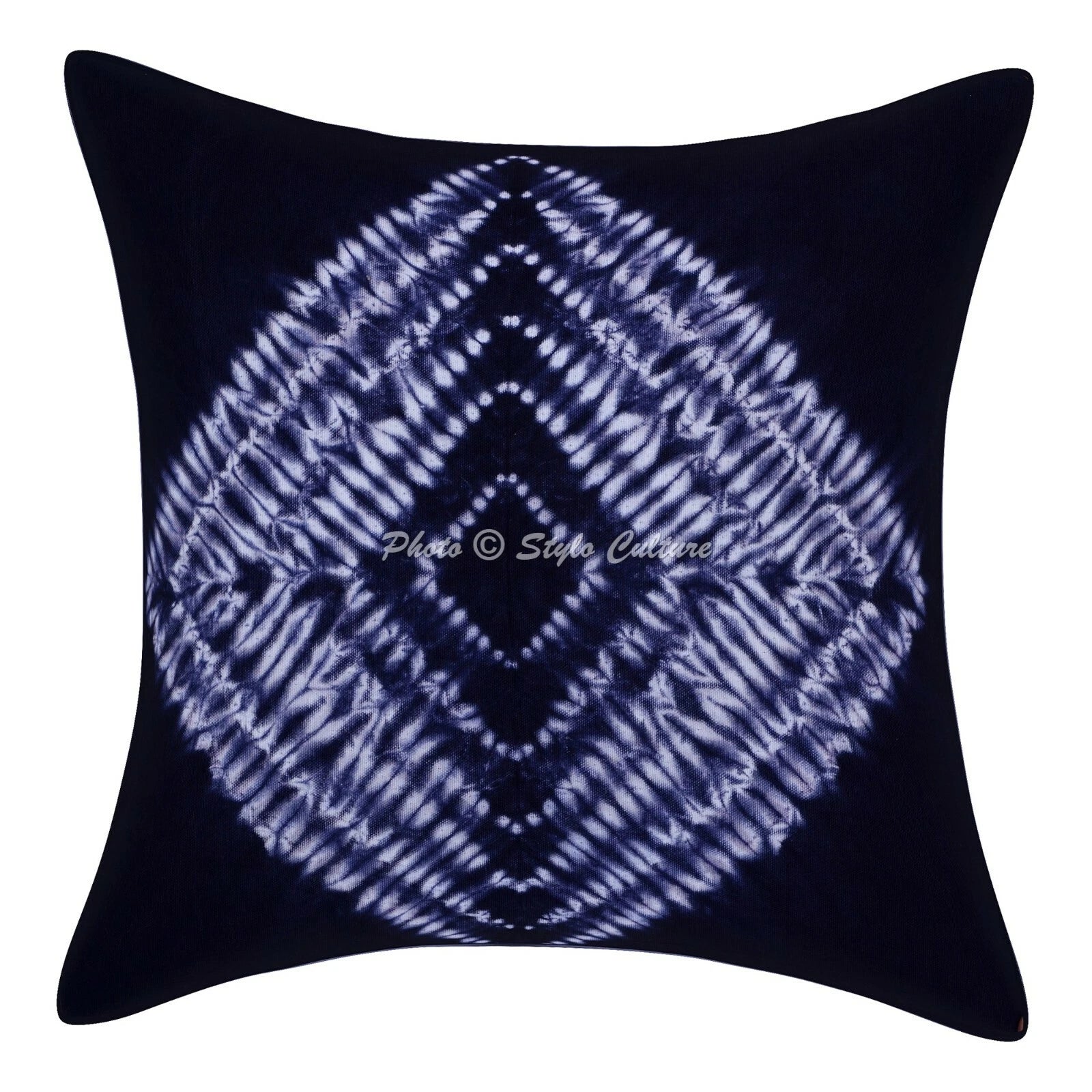 Ethnic Cushion Cover Indian Handmade Shibori Shibori Hippie Sofa Car Pillow Case