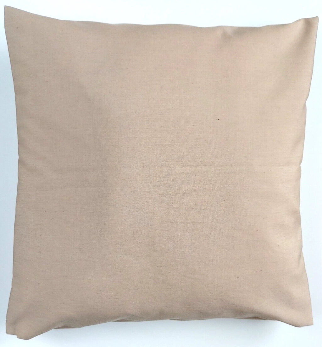 Plain Polycotton Cushion Covers 10" to 24" Sofa Bed Throw Scatter Pillow Case UK