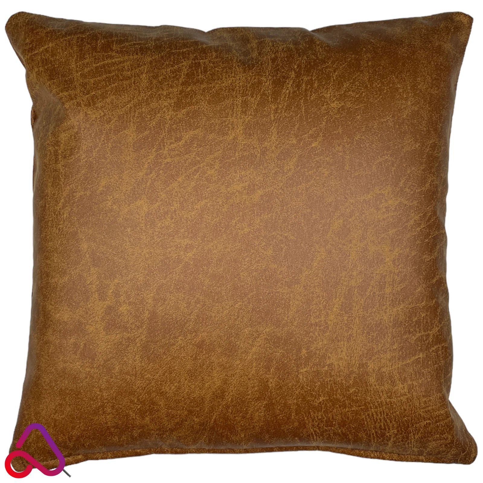 Faux Distressed Leather Cushion Cover Soft Furnishing Pillow Case Sofa Bed Decor