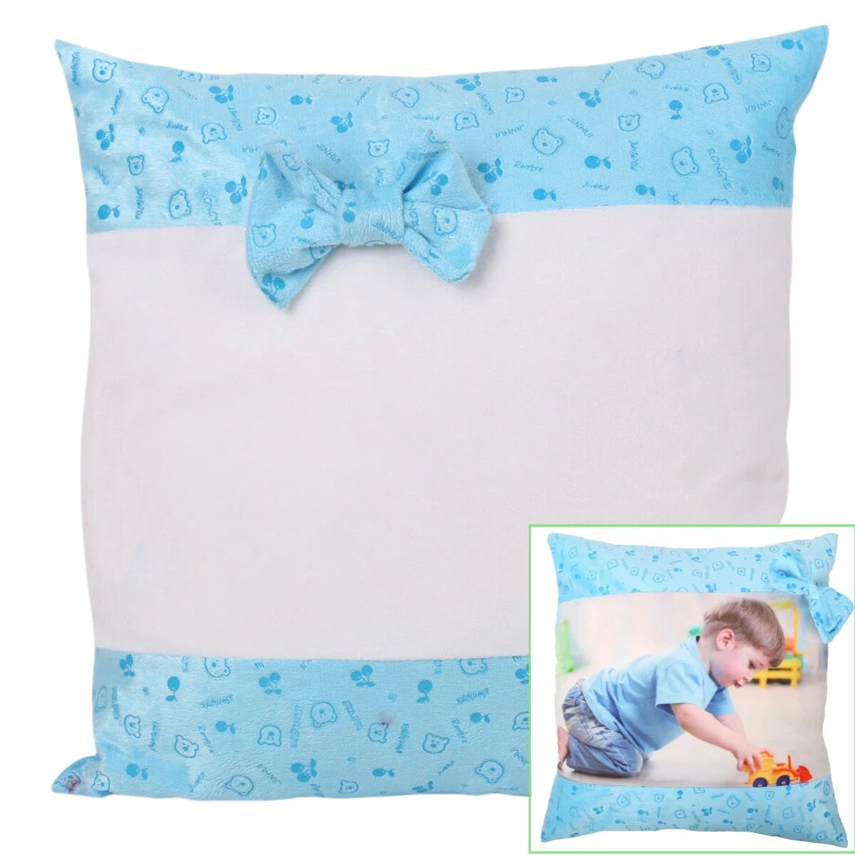16"x16" Sublimation Blank Pillow Case Waist Throw Cushion Cover Home Sofa Decor