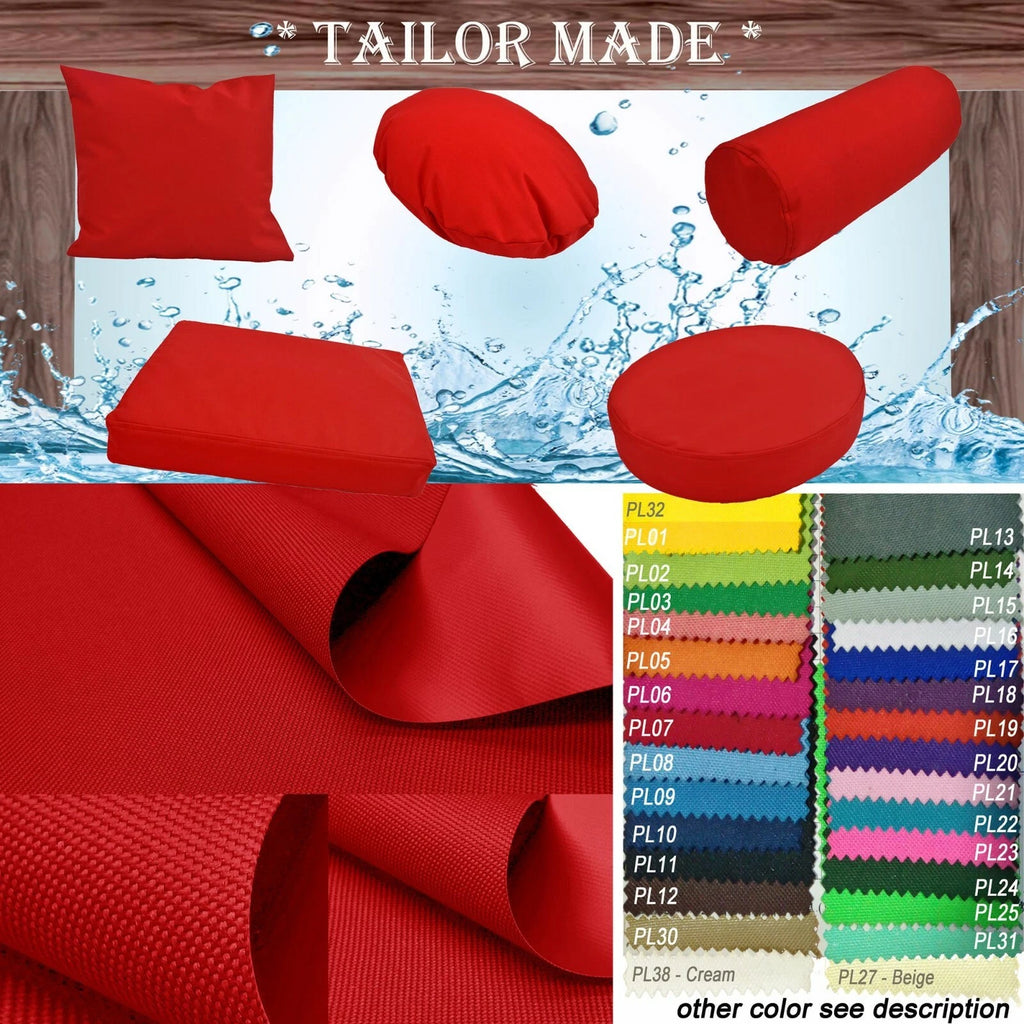 PL07-TAILOR MADE Red Outdoor Waterproof Sun Umberlla Patio sofa seat cover