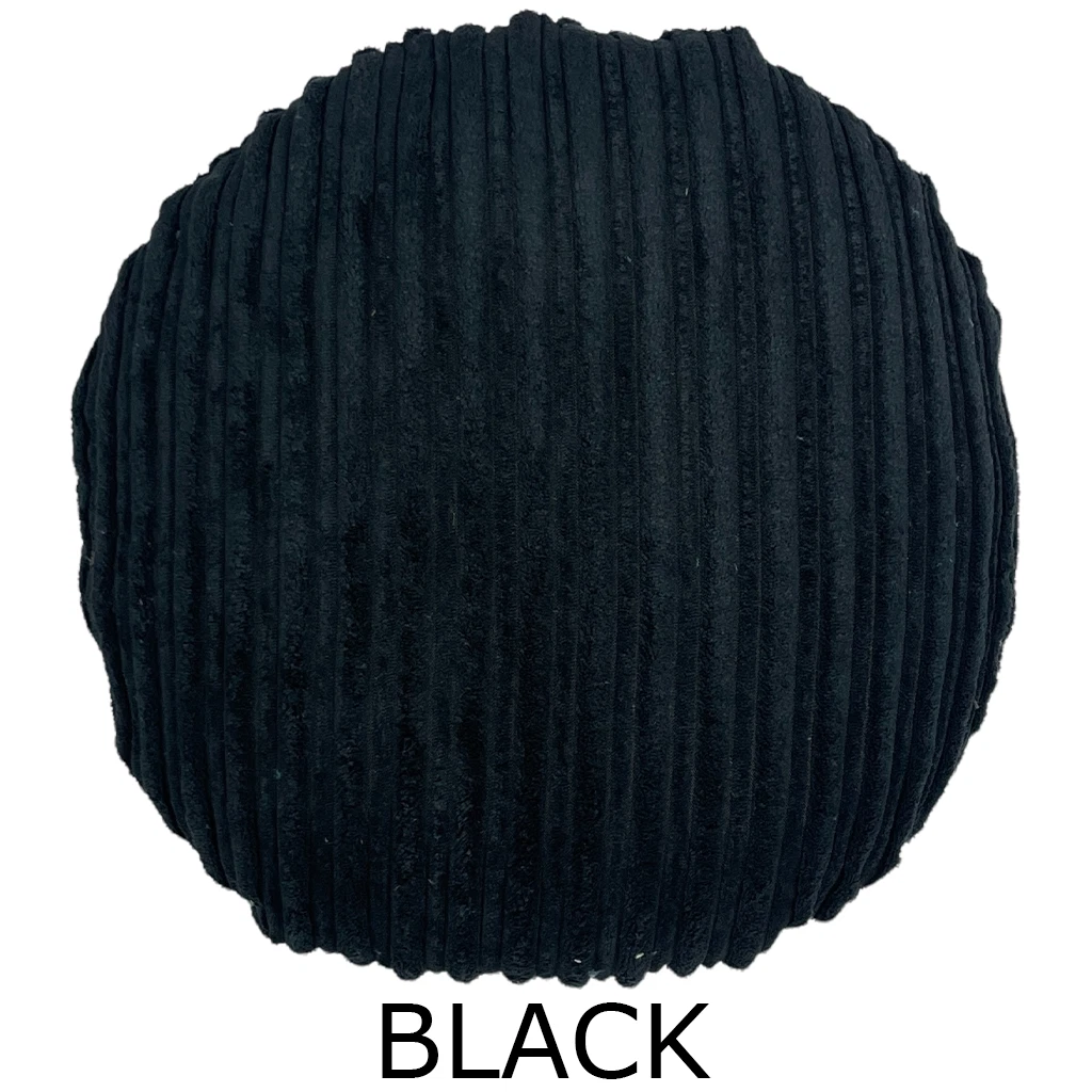 Premium Circle Jumbo Cord Cushion Cover Round Pillow Case Soft Handmade Sofa Bed