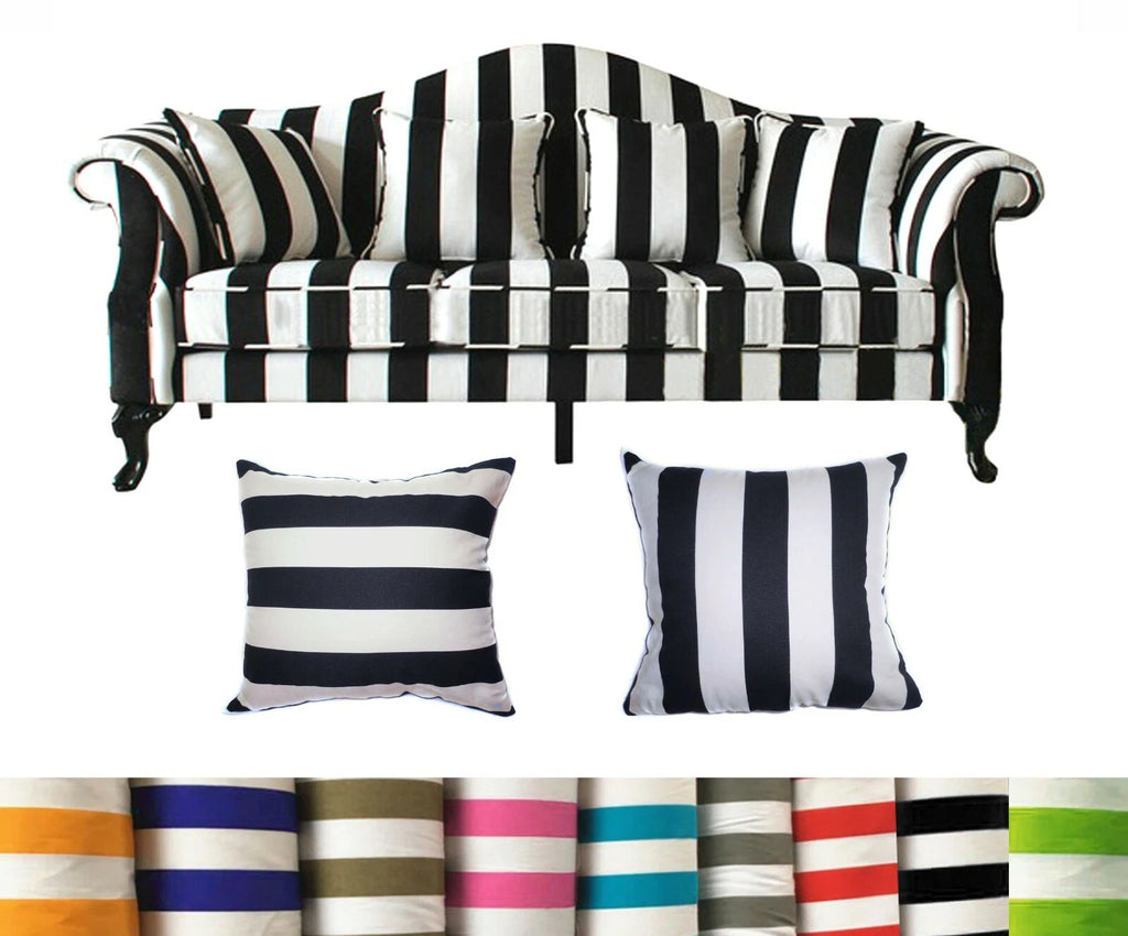 Tailor Made*COVER*Strip Cotton Canvas Pillow Cushion Cover Thow Floor sofa *Ak3