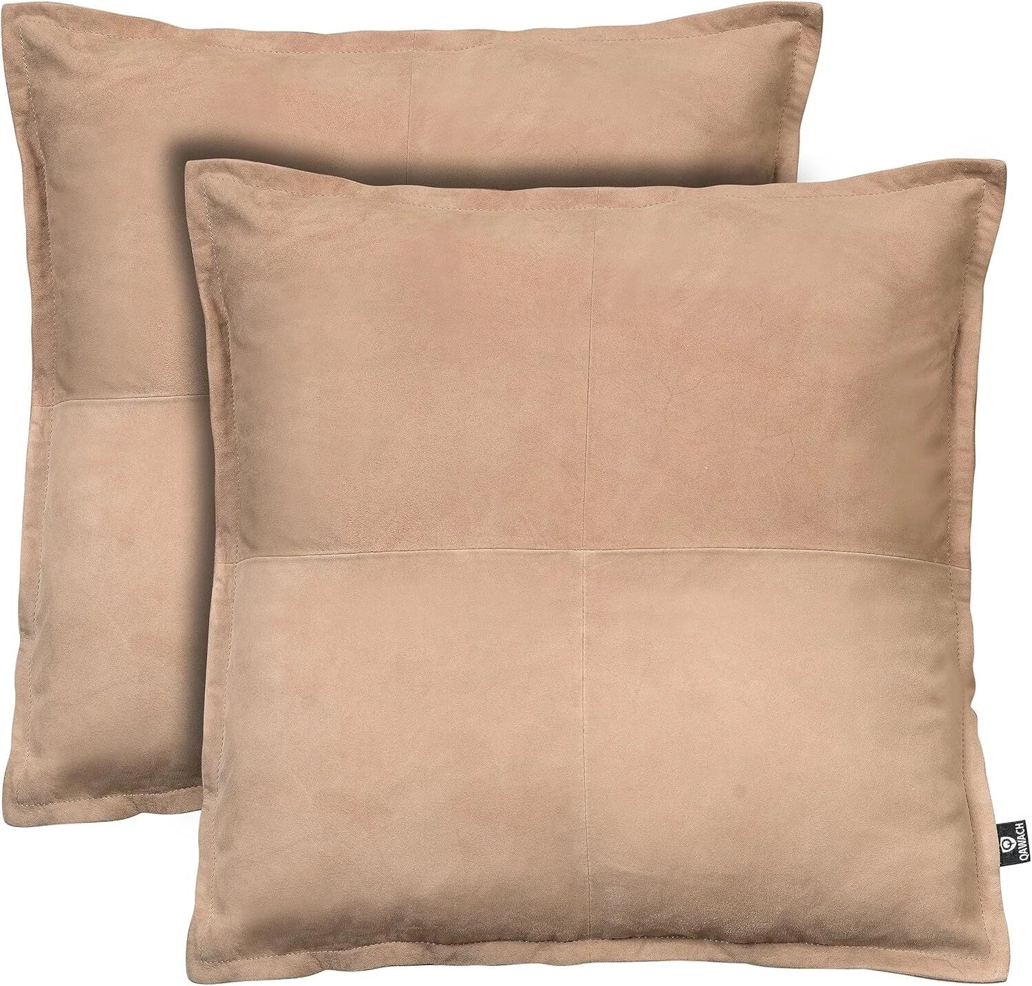 Luxurious lambskin Dusty Beige Box pillowcase Sofa Cushion & Living & Bed Room