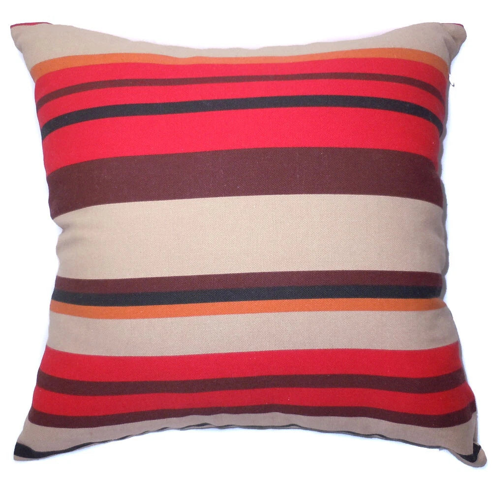 Tailor Made*COVER*Rainbow Strip Cotton Canvas Pillow Cushion Case Floor sofa*Ak3