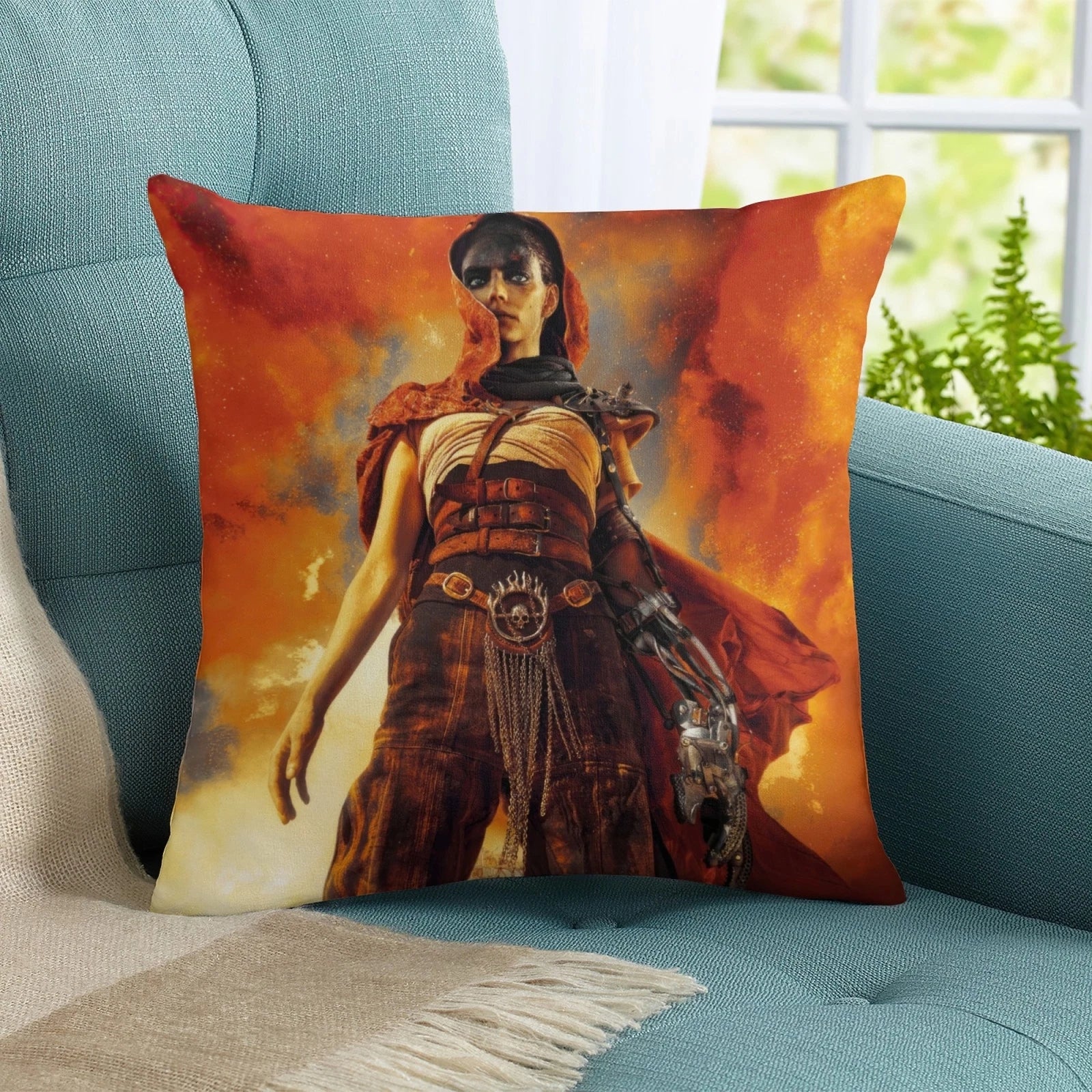 Mad Max Furiosa Cushion Cover Cotton Linen Pillow Case Pillow Covers for Sofa