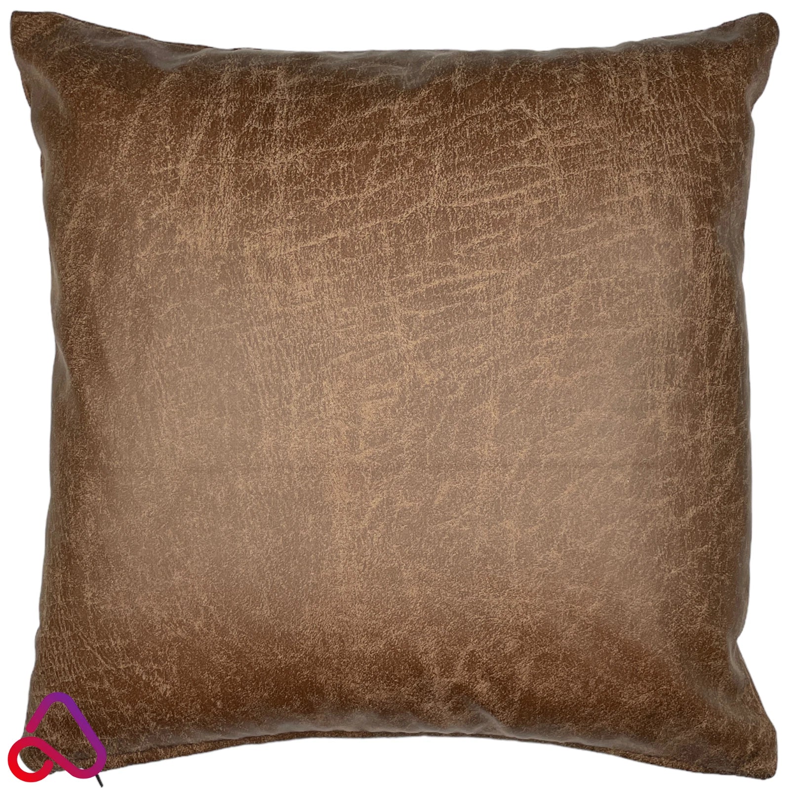 Faux Distressed Leather Cushion Cover Soft Furnishing Pillow Case Sofa Bed Decor