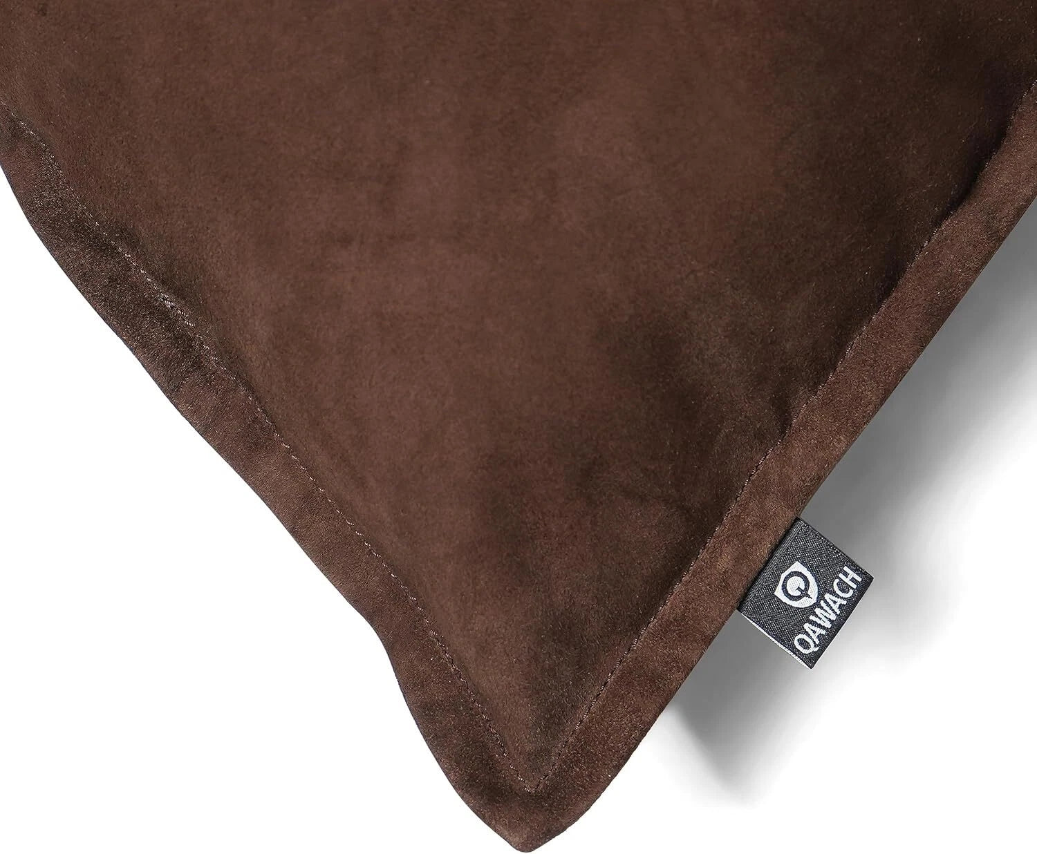 Natural lambskin leather Mid Brown Box pillowcase Sofa Cushion & Living&Bed Room